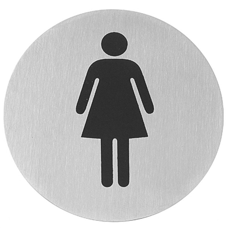 Lipni informacinė lentelė ant WC WOMEN durų, nerūdijančio plieno, sk. 75 mm - Hendi 663615 Lipni informacinė lentelė ant WC WOMEN durų, nerūdijančio plieno, sk. 75 mm - Hendi 663615