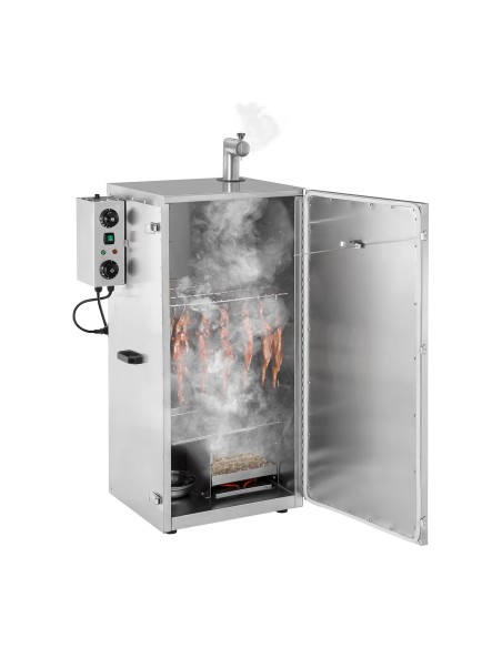 Rūkykla elektrinė rūkykla medžio drožlėms 4 grotelės 70L 1000W Royal Catering Rūkykla elektrinė rūkykla medžio drožlėms 4 grotelės 70L 1000W Royal Catering