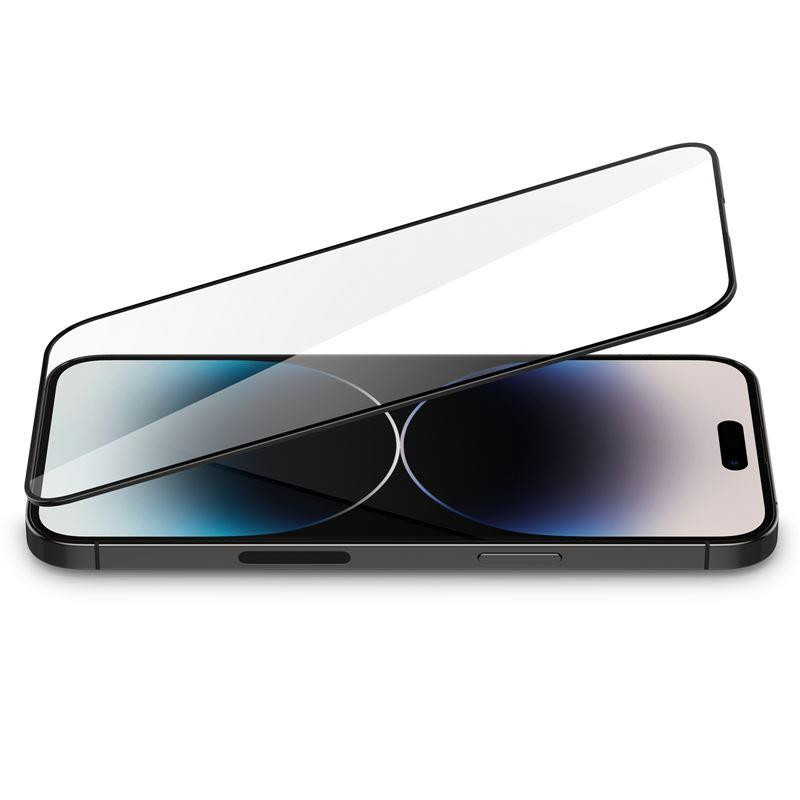 Spigen Glass FC grūdintas stiklas skirtas iPhone 14 Pro - juodas