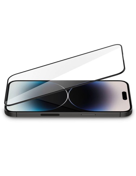 Spigen Glass FC grūdintas stiklas skirtas iPhone 14 Pro - juodas Spigen Glass FC grūdintas stiklas skirtas iPhone 14 Pro - juodas