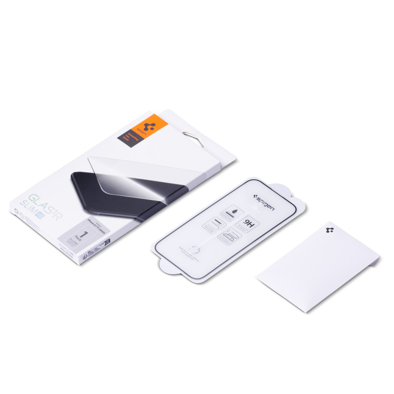Spigen Glass FC grūdintas stiklas skirtas iPhone 14 Pro - juodas
