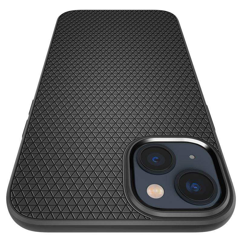 Spigen Liquid Air dėklas, skirtas iPhone 14 Plus - matinė juoda