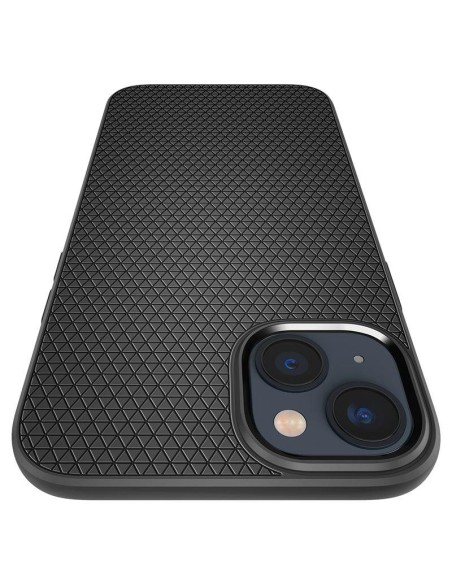 Spigen Liquid Air dėklas, skirtas iPhone 14 Plus - matinė juoda Spigen Liquid Air dėklas, skirtas iPhone 14 Plus - matinė juoda
