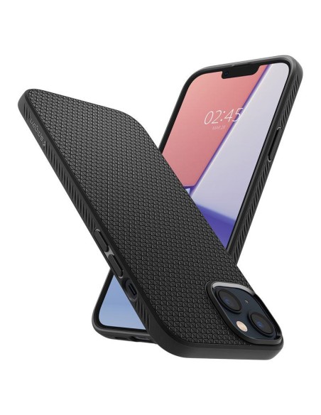 Spigen Liquid Air dėklas, skirtas iPhone 14 Plus - matinė juoda Spigen Liquid Air dėklas, skirtas iPhone 14 Plus - matinė juoda