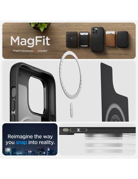 Spigen Mag Armor dėklas su MagSafe, skirtas iPhone 14 Pro Max - matinė juoda Spigen Mag Armor dėklas su MagSafe, skirtas iPhone 14 Pro Max - matinė juoda