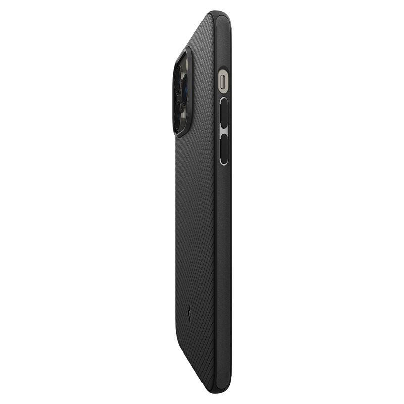 Spigen Mag Armor dėklas su MagSafe, skirtas iPhone 14 Pro Max - matinė juoda