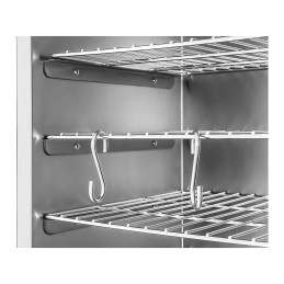 Rūkykla elektrinė rūkykla medžio drožlėms 4 grotelės 70L 1000W Royal Catering