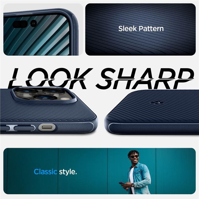 Spigen Mag Armor dėklas iPhone 14 Pro Max - mėlynas