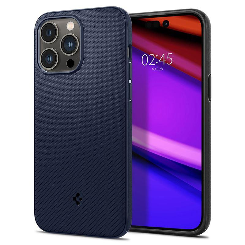 Spigen Mag Armor dėklas iPhone 14 Pro Max - mėlynas