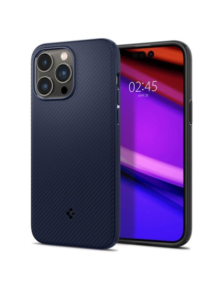 Spigen Mag Armor dėklas iPhone 14 Pro Max - mėlynas Spigen Mag Armor dėklas iPhone 14 Pro Max - mėlynas