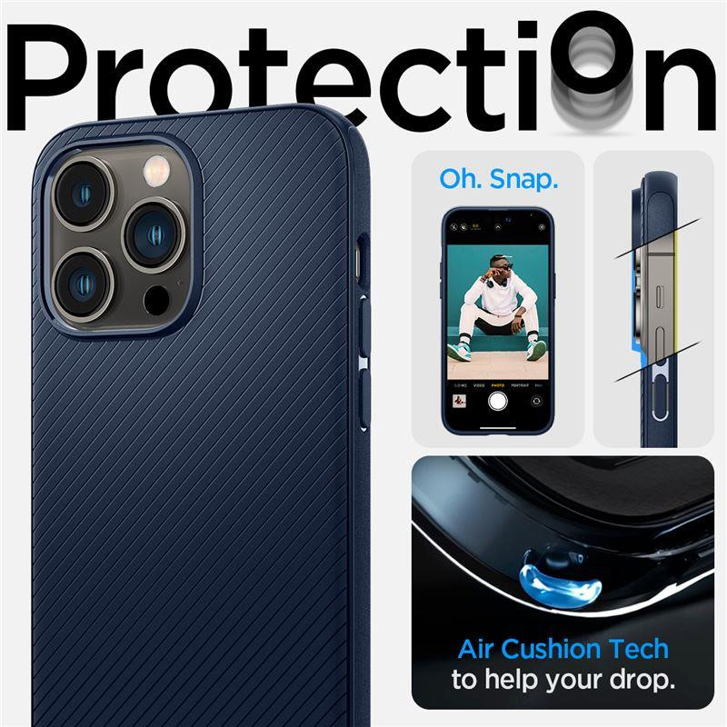 Spigen Mag Armor dėklas iPhone 14 Pro Max - mėlynas