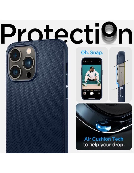 Spigen Mag Armor dėklas iPhone 14 Pro Max - mėlynas Spigen Mag Armor dėklas iPhone 14 Pro Max - mėlynas