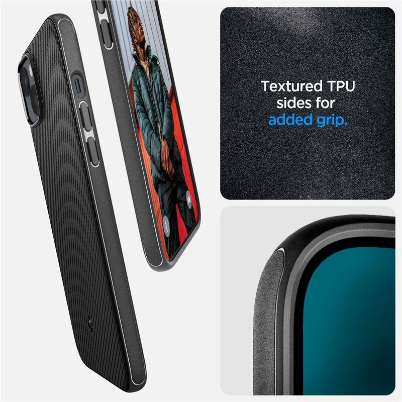 Spigen Mag Armor dėklas iPhone 14 Plus - matinės juodos spalvos