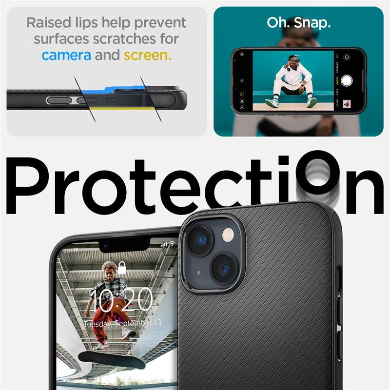 Spigen Mag Armor dėklas iPhone 14 Plus - matinės juodos spalvos