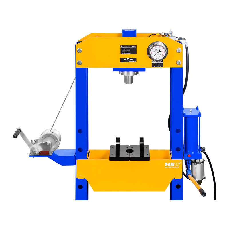 Dirbtuvės hidraulinis-pneumatinis presas 30T 666 bar MSW WP-30T-P