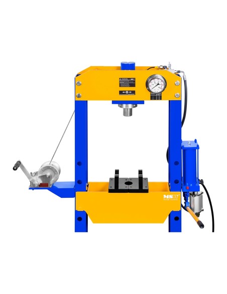Dirbtuvės hidraulinis-pneumatinis presas 30T 666 bar MSW WP-30T-P Dirbtuvės hidraulinis-pneumatinis presas 30T 666 bar MSW WP-30T-P