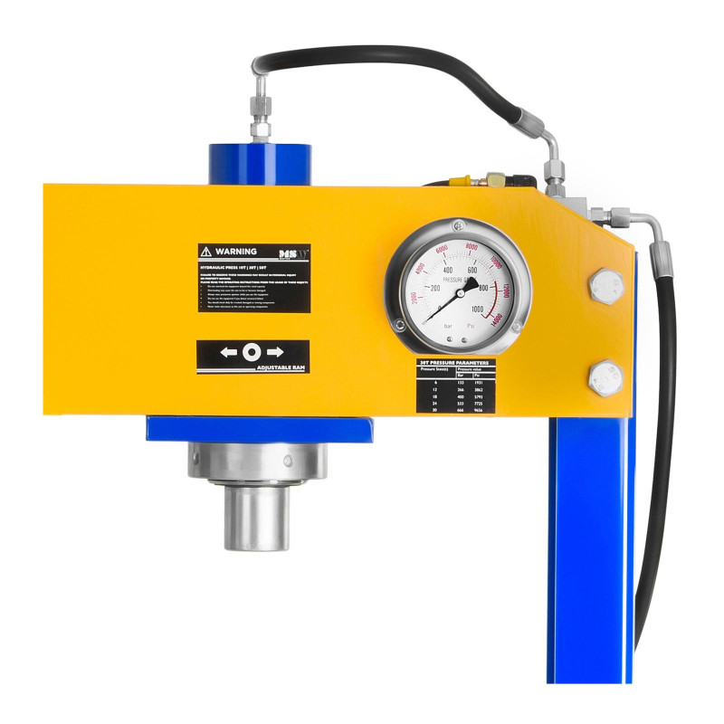 Dirbtuvės hidraulinis-pneumatinis presas 30T 666 bar MSW WP-30T-P