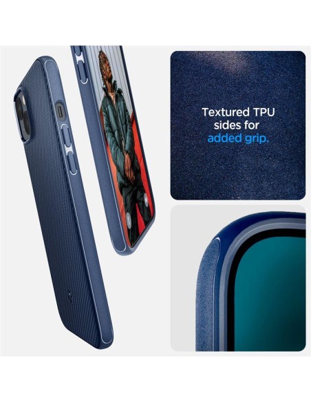 Spigen Mag Armor dėklas iPhone 14 Plus - mėlynas Spigen Mag Armor dėklas iPhone 14 Plus - mėlynas