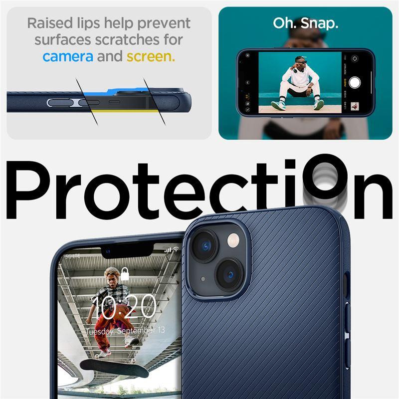 Spigen Mag Armor dėklas iPhone 14 Plus - mėlynas