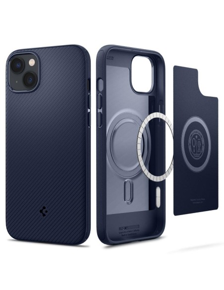 Spigen Mag Armor dėklas iPhone 14 - mėlynas