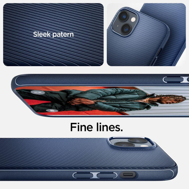Spigen Mag Armor dėklas iPhone 14 - mėlynas
