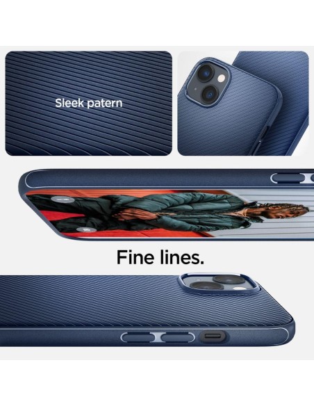 Spigen Mag Armor dėklas iPhone 14 - mėlynas