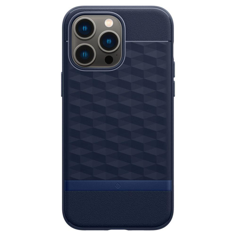 Caseology Parallax Mag dėklas su MagSafe, skirtas iPhone 14 Pro Max - tamsiai mėlynas