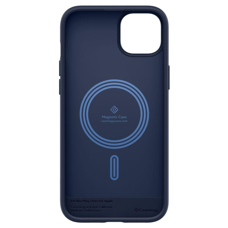 Caseology Parallax Mag dėklas su MagSafe, skirtas iPhone 14 Plus - tamsiai mėlynas