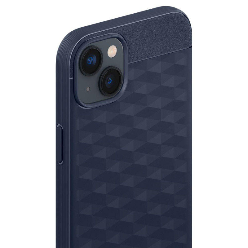 Caseology Parallax Mag dėklas su MagSafe, skirtas iPhone 14 Plus - tamsiai mėlynas