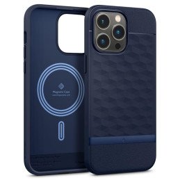 Caseology Parallax Mag dėklas su MagSafe iPhone 14 Pro - tamsiai mėlynas