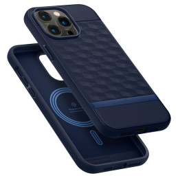 Caseology Parallax Mag dėklas su MagSafe iPhone 14 Pro - tamsiai mėlynas