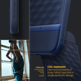 Caseology Parallax Mag dėklas su MagSafe iPhone 14 Pro - tamsiai mėlynas