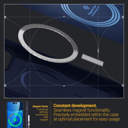 Caseology Parallax Mag dėklas su MagSafe iPhone 14 Pro - tamsiai mėlynas