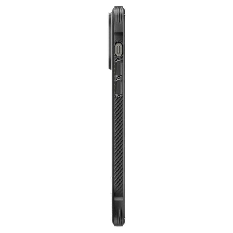 Spigen Rugged Armor Mag dėklas su MagSafe iPhone 14 Pro - matinė juoda