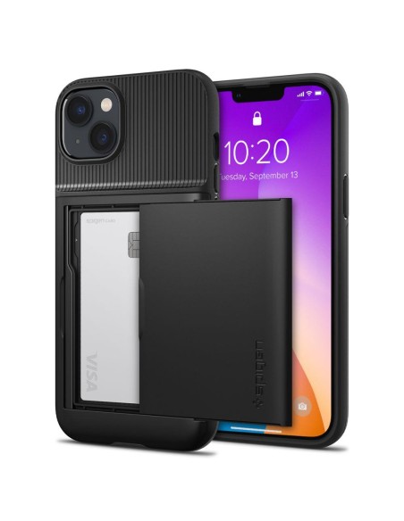 Spigen Slim Armor CS dėklas iPhone 14 Plus - juodas Spigen Slim Armor CS dėklas iPhone 14 Plus - juodas