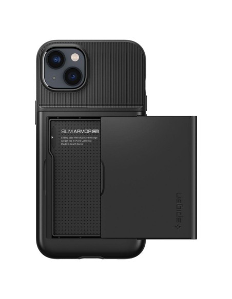 Spigen Slim Armor CS dėklas iPhone 14 Plus - juodas Spigen Slim Armor CS dėklas iPhone 14 Plus - juodas