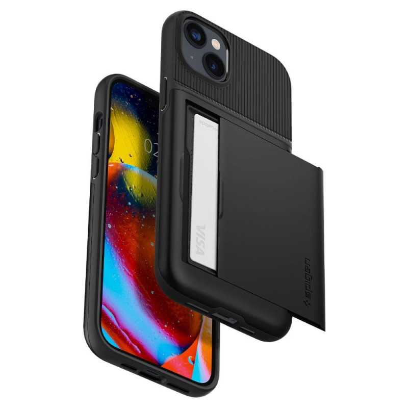 Spigen Slim Armor CS dėklas iPhone 14 Plus - juodas