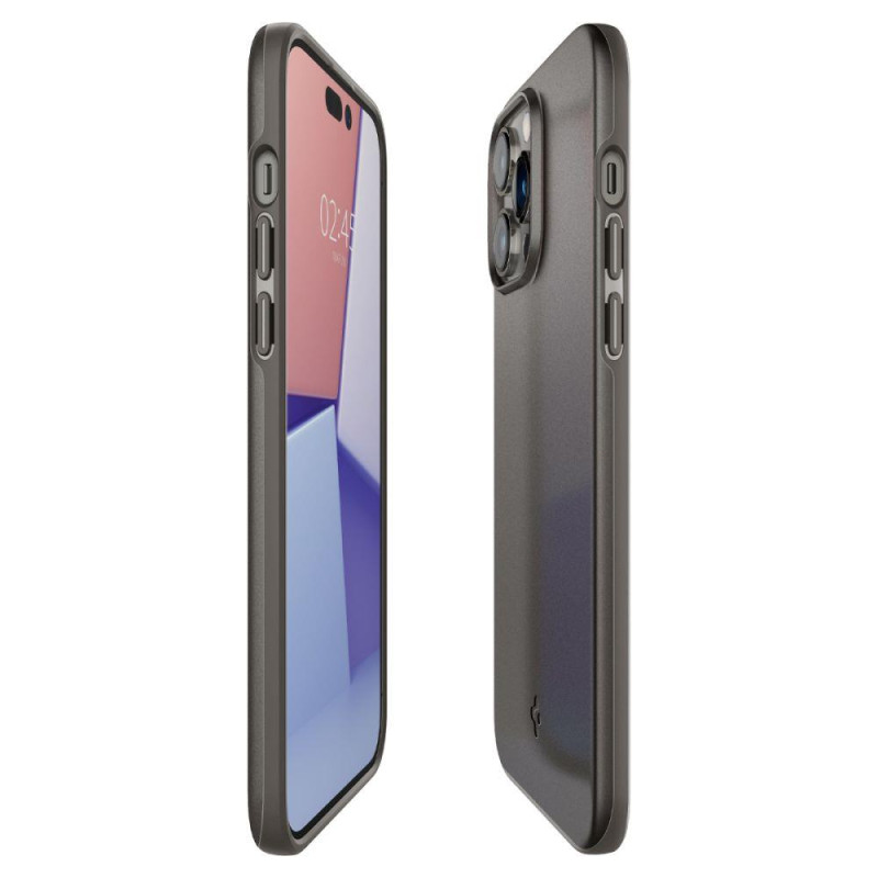 Spigen Thin Fit dėklas iPhone 14 Pro Max - tamsiai pilkas