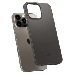 Spigen Thin Fit dėklas iPhone 14 Pro Max - tamsiai pilkas