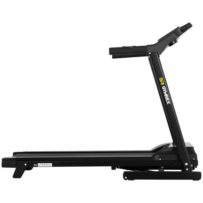 Elektrinis bėgimo takelis Gymrex LCD SD/USB/MP3 120 kg 12 km/val.