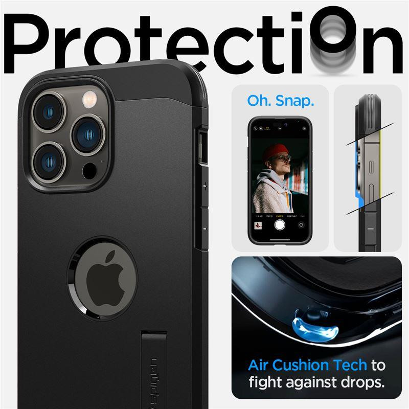 Spigen Tough Armor MagSafe dėklas iPhone 14 Pro - juodas