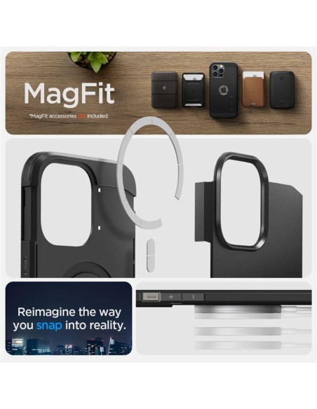 Spigen Tough Armor MagSafe dėklas iPhone 14 Pro - juodas Spigen Tough Armor MagSafe dėklas iPhone 14 Pro - juodas