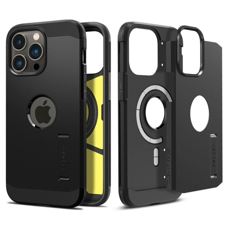 Spigen Tough Armor MagSafe dėklas iPhone 14 Pro - juodas