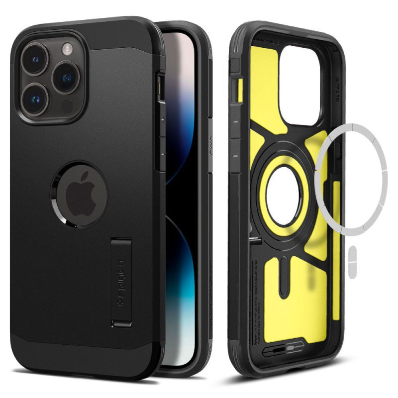 Spigen Tough Armor MagSafe dėklas iPhone 14 Pro - juodas