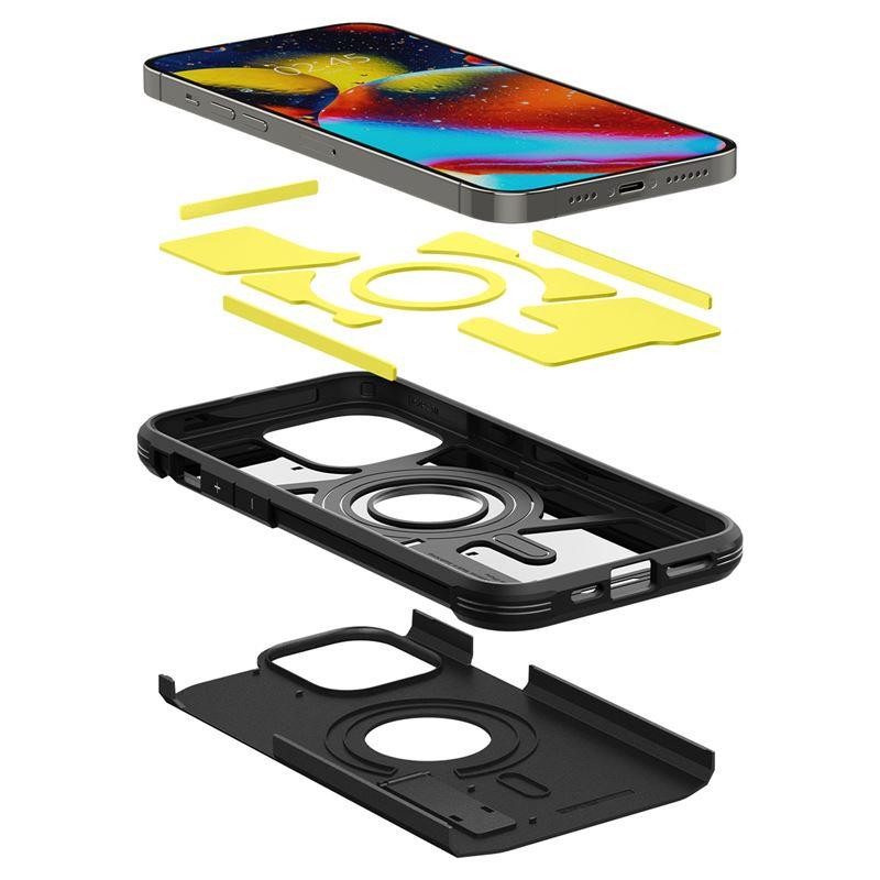 Spigen Tough Armor MagSafe dėklas iPhone 14 Pro - juodas