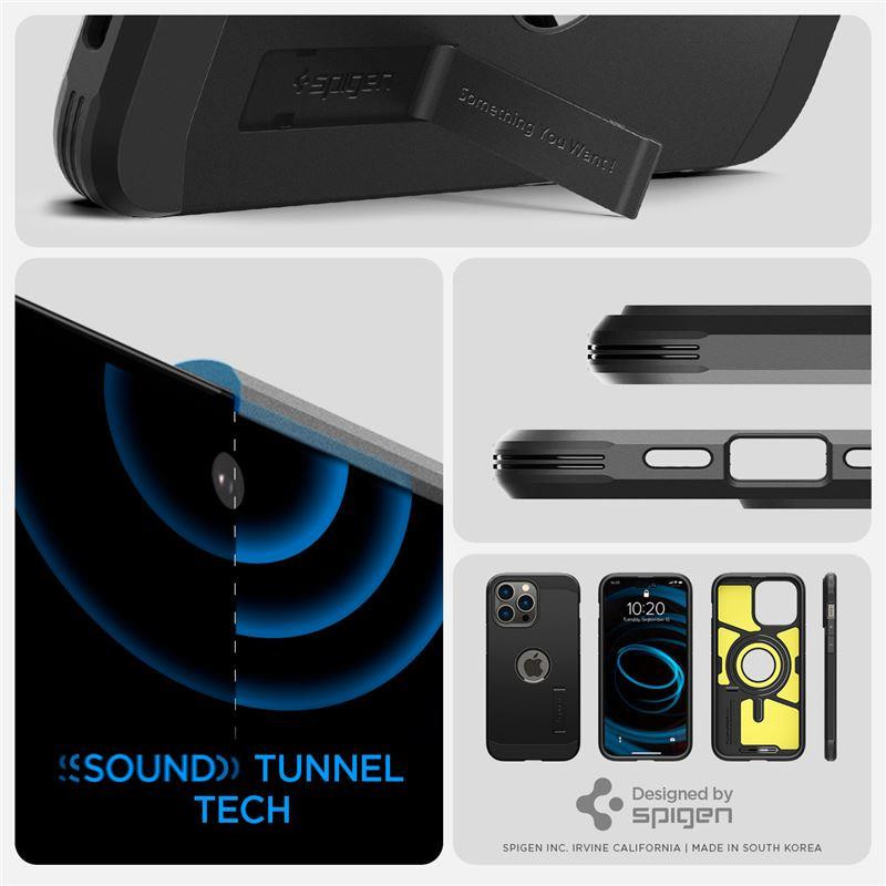 Spigen Tough Armor MagSafe dėklas iPhone 14 Pro - juodas