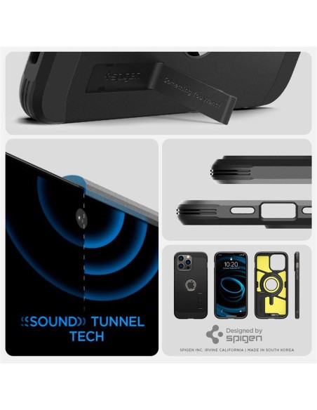 Spigen Tough Armor MagSafe dėklas iPhone 14 Pro - juodas Spigen Tough Armor MagSafe dėklas iPhone 14 Pro - juodas