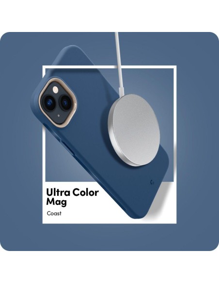 Spigen Cyrill Ultra Color Mag dėklas su MagSafe, skirtas iPhone 14 Plus - tamsiai mėlynas