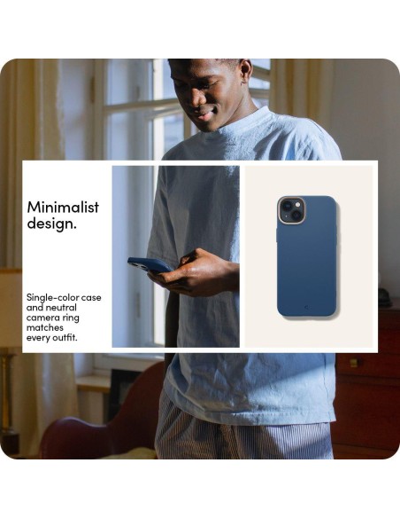 Spigen Cyrill Ultra Color Mag dėklas su MagSafe, skirtas iPhone 14 Plus - tamsiai mėlynas