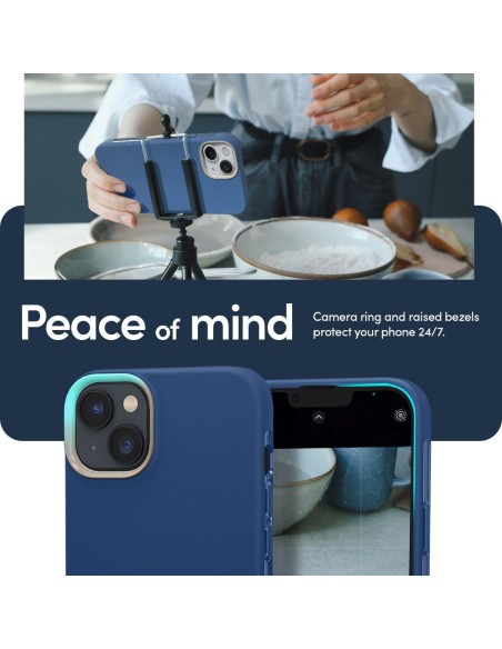 Spigen Cyrill Ultra Color Mag dėklas su MagSafe, skirtas iPhone 14 Plus - tamsiai mėlynas